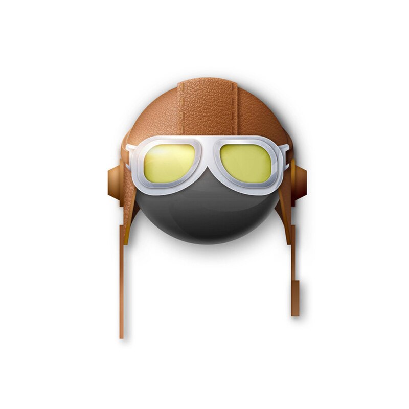 Creative Helmet Car Air Freshener Airborne Division Luxury Car Perfume Genuine Leather Strap Hanging Car Fragrance