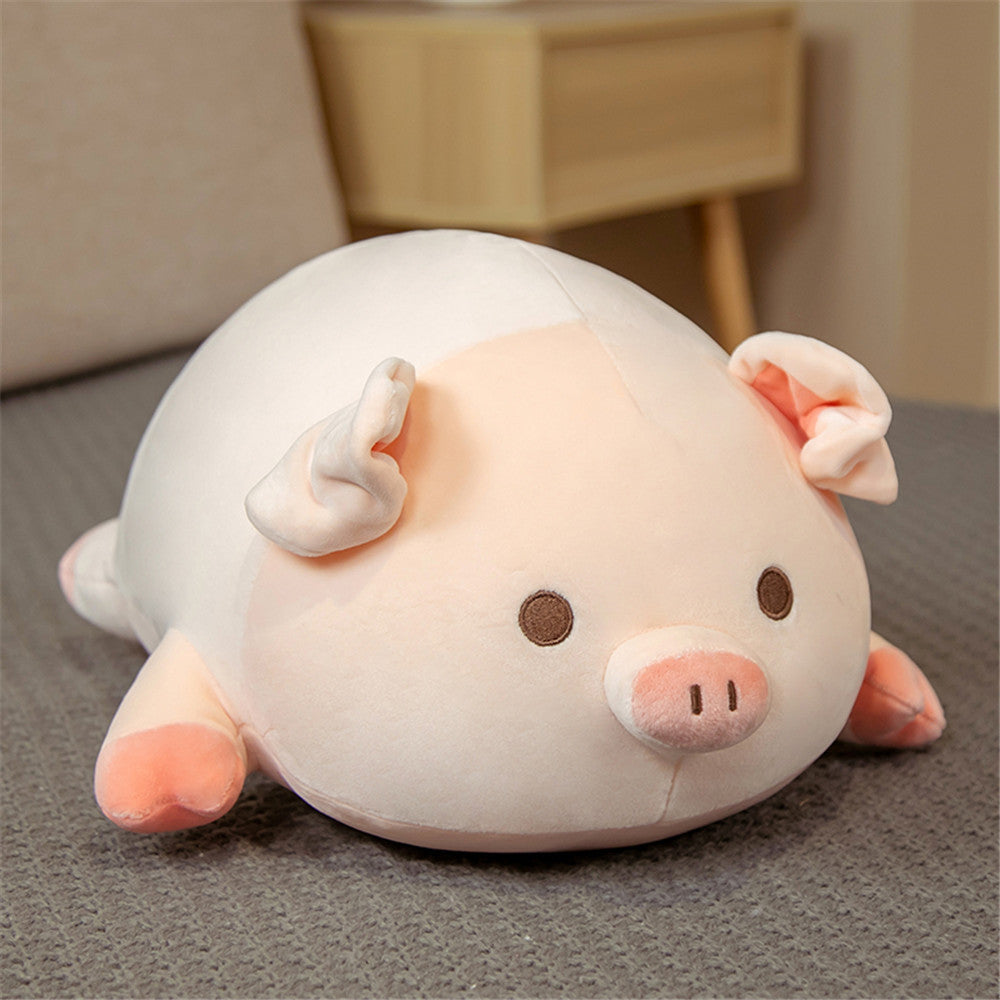 Plush Toy Cute Bobo Pig Doll Pink Pig Doll Girl Sleeping Pillow Doll