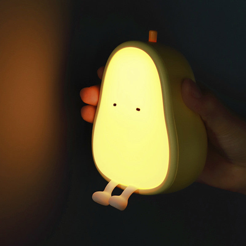 Yali With Sleeping Lamp USB Charging Stepless Dimming Two-Color Temperature Night Light Children's Bedroom Cute Led Bedside Lamp