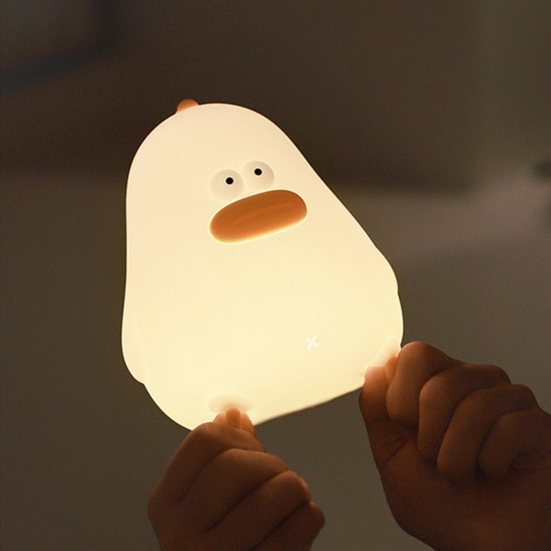 Little Fat Chicken Led Silicone Light USB Charging Dimming Timing With Sleeping Light Children's Eye Protection Night Bedside Night Light