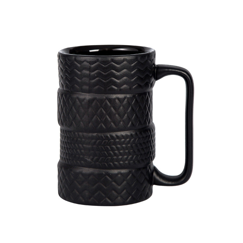 Creative Ceramic Mug Tire Shape Mug Cup