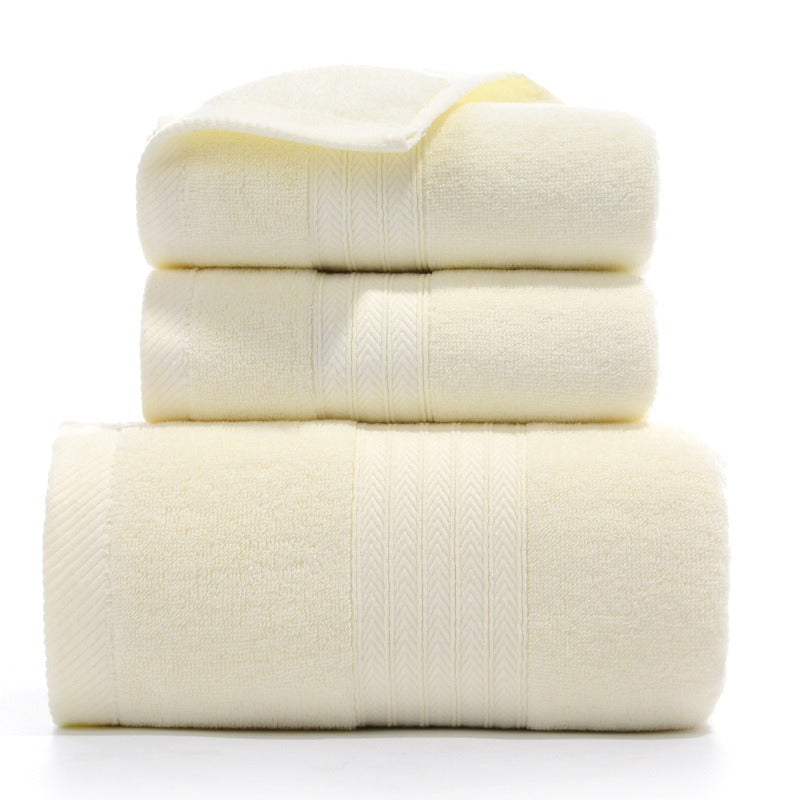 Towel Set Of Pure Cotton Towel Bath Towel Three-Piece Gift Set Xinjiang Cotton