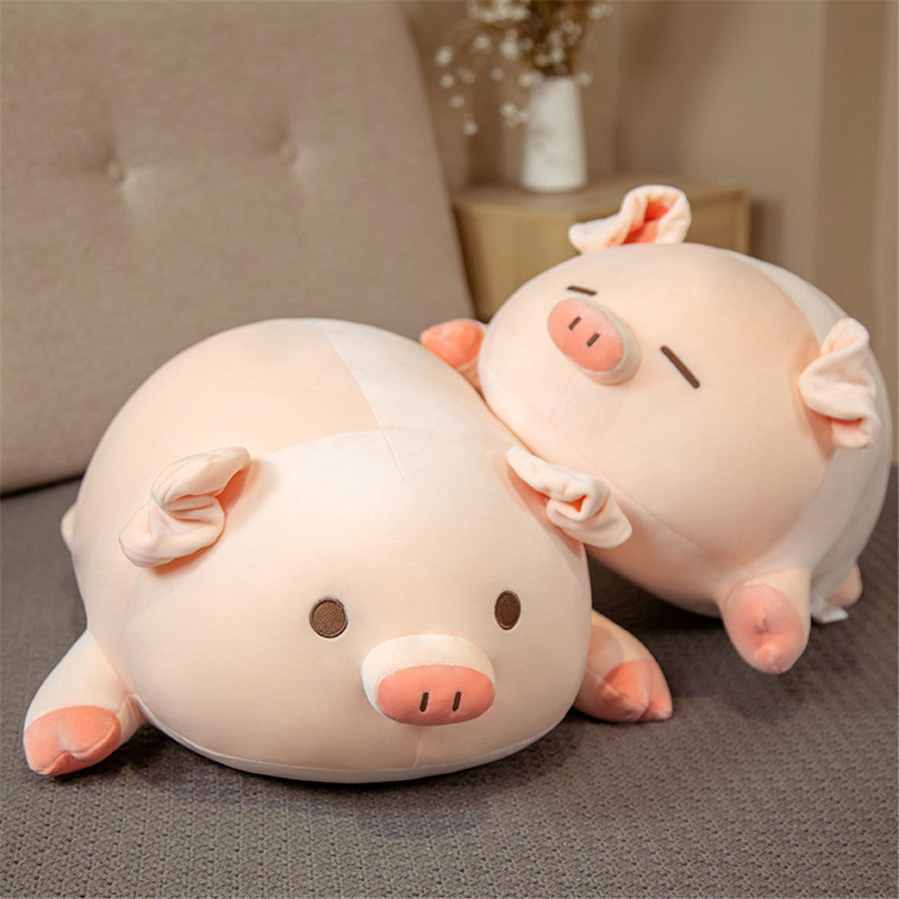 Plush Toy Cute Bobo Pig Doll Pink Pig Doll Girl Sleeping Pillow Doll